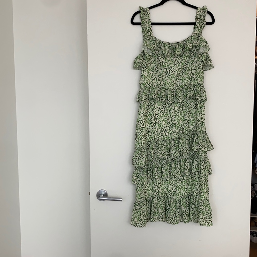 Alexia Admor green floral dress
